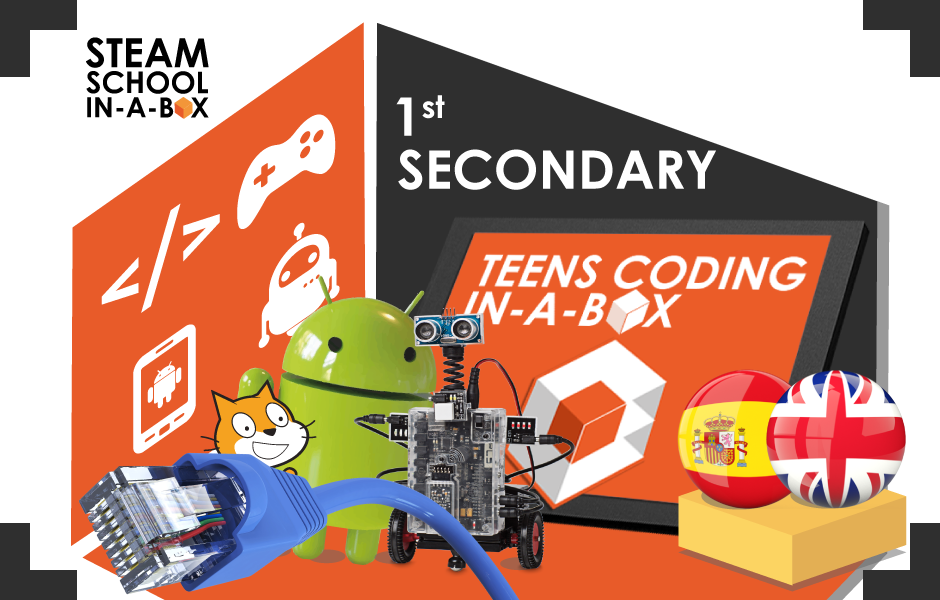 Teens Coding In-a-box 1º ESO / 1st SECONDARY