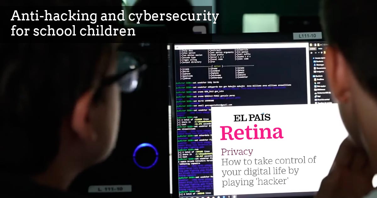 Antihacking and cybersecurity for school children