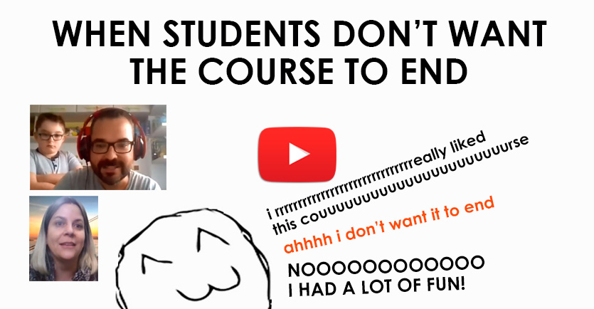When students dont want the course to end