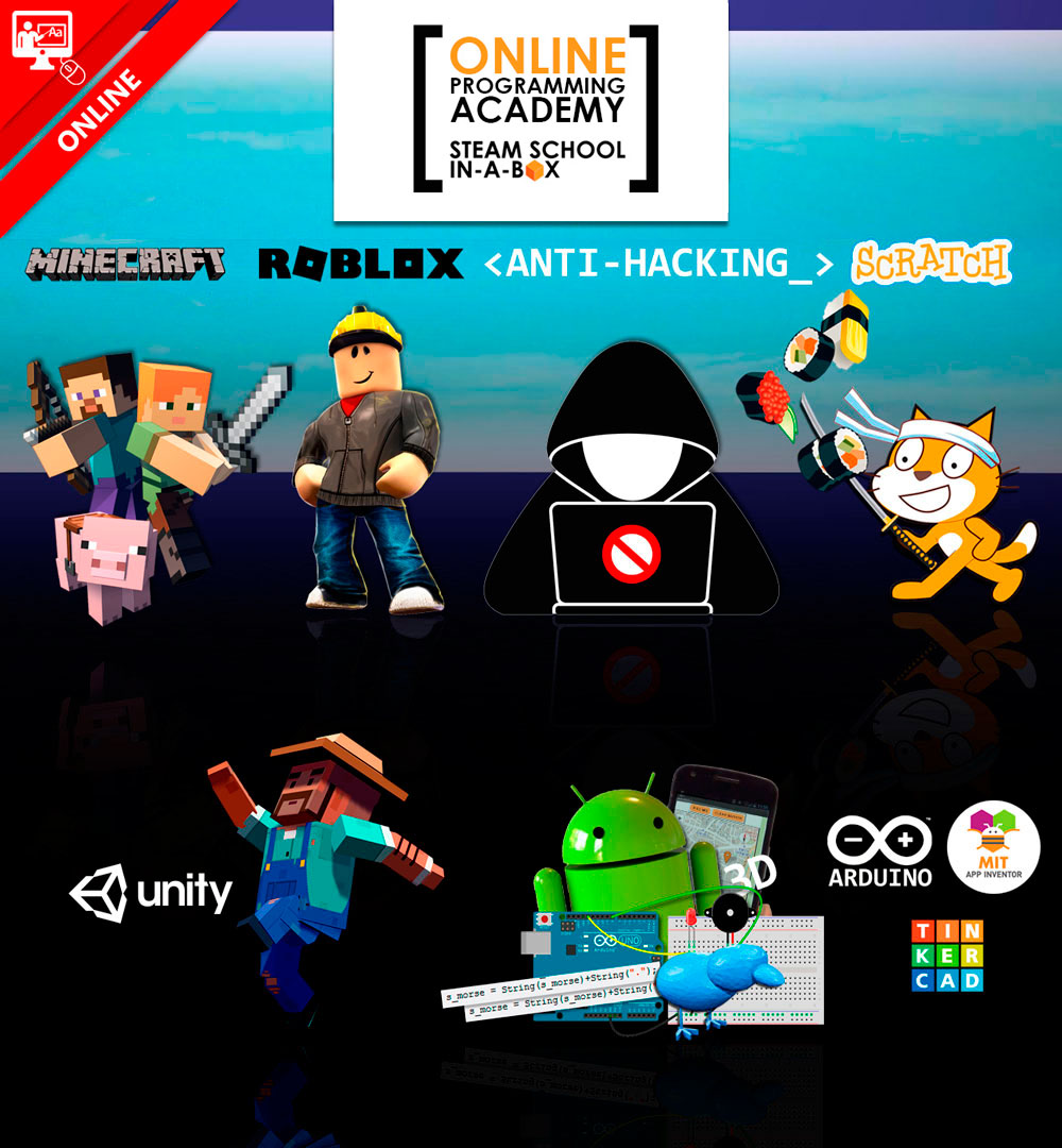 CATALOGUE STEAM SCHOOL IN-A-BOX ONLINE PROGRAMMING ACADEMY